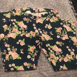 Matilda Jane floral leggings size 12